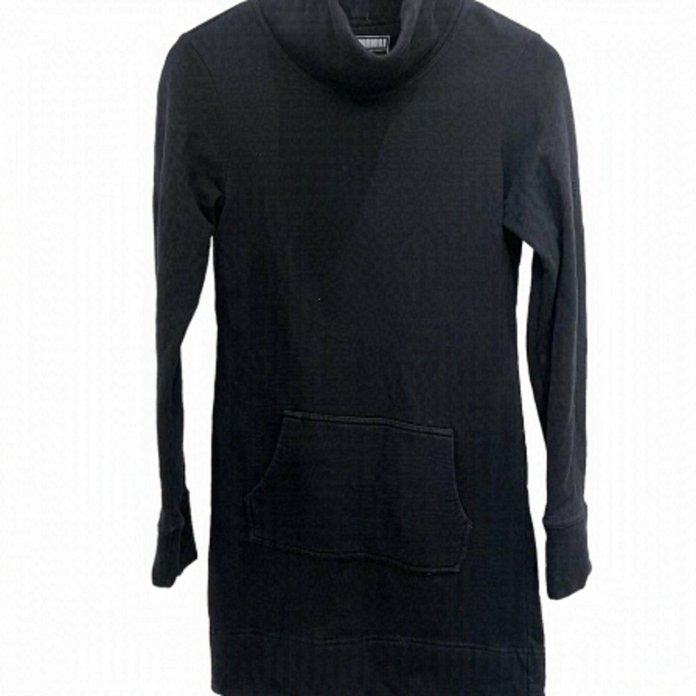 FIG chalet tunic black dress sweater size xs